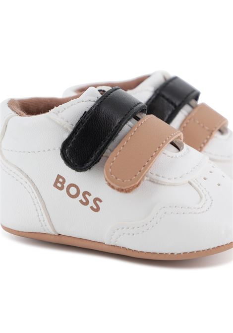 Sneakers con chiusure a strappo HUGO BOSS KIDS | J5355310P